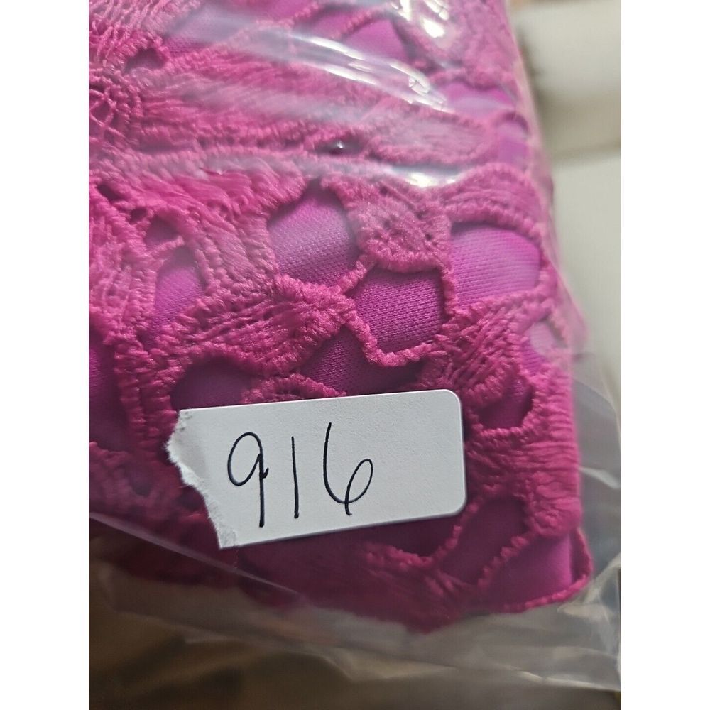 Julia Jordan Mock Neck Floral Sleeveless Knit Lace Dress| Women Size 6 NWT - Picture 12 of 12